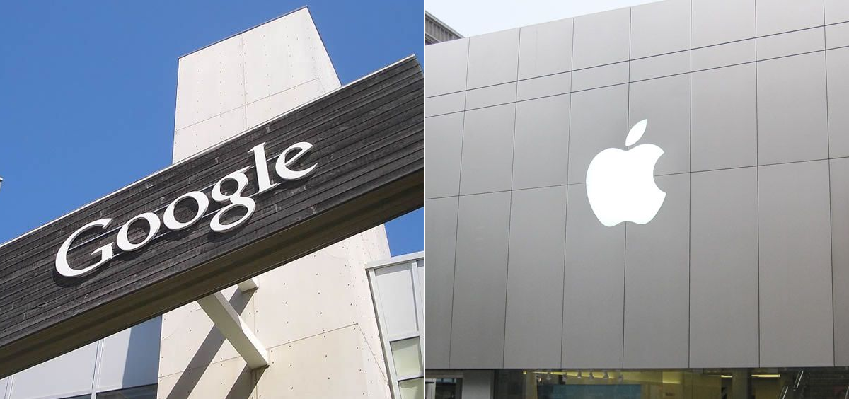 Sedes de google y apple fotomontaje consalud es